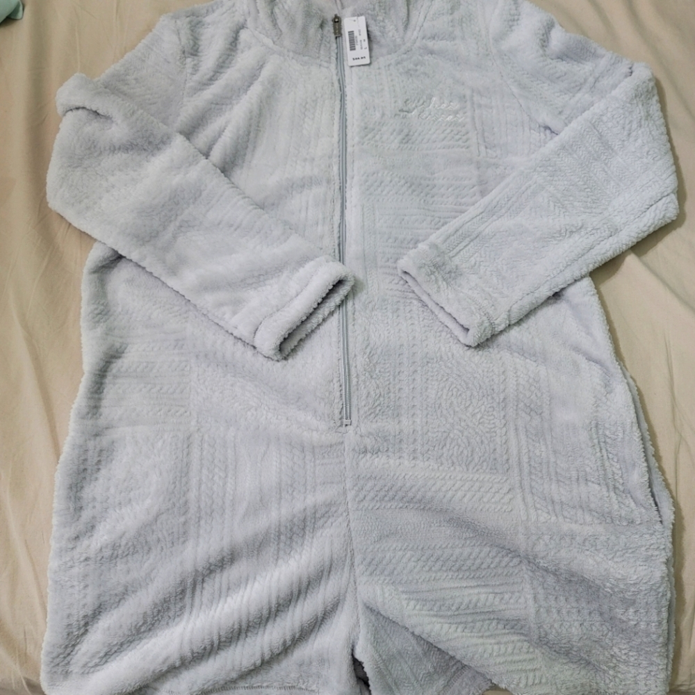NWT fuzzy romper